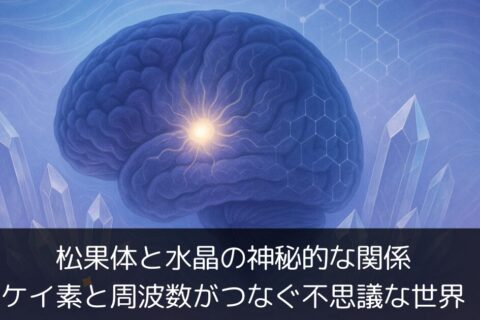 松果体と水晶の神秘的な関係：ケイ素と周波数がつなぐ不思議な世界