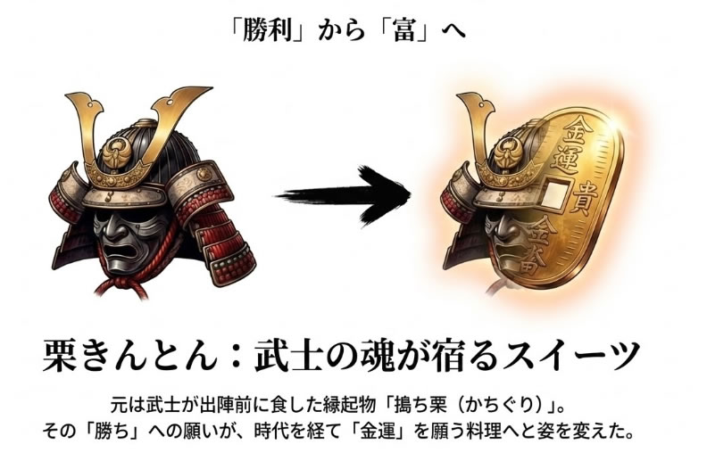 栗きんとん:甘いスイーツに隠された武士の魂