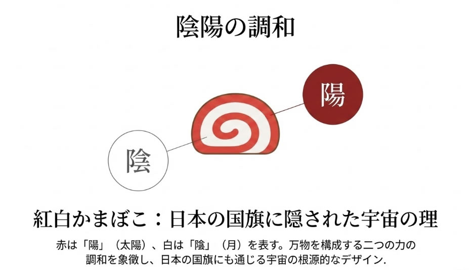 紅白かまぼこ:初日の出と魔除けの力