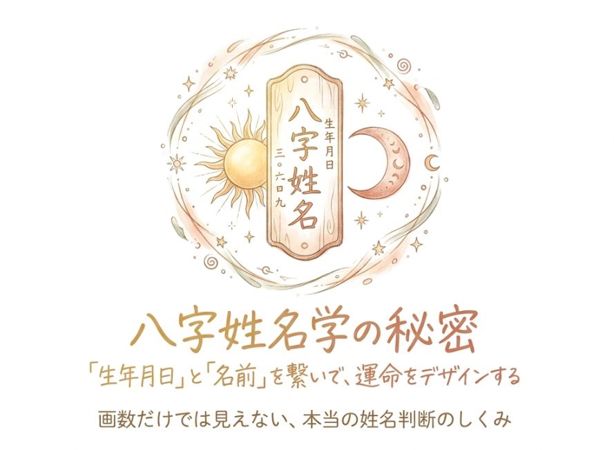 八字姓名学とは何か 生年月日と名前の画数を「同時に」見る鑑定のしくみ