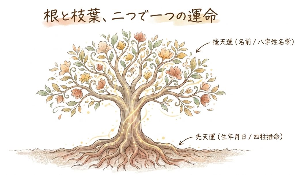根と枝葉、二つで一つの運命