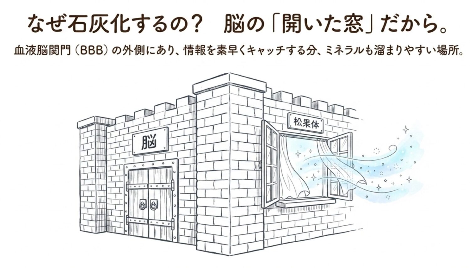 なぜ松果体は石灰化するのか？驚きのメカニズム