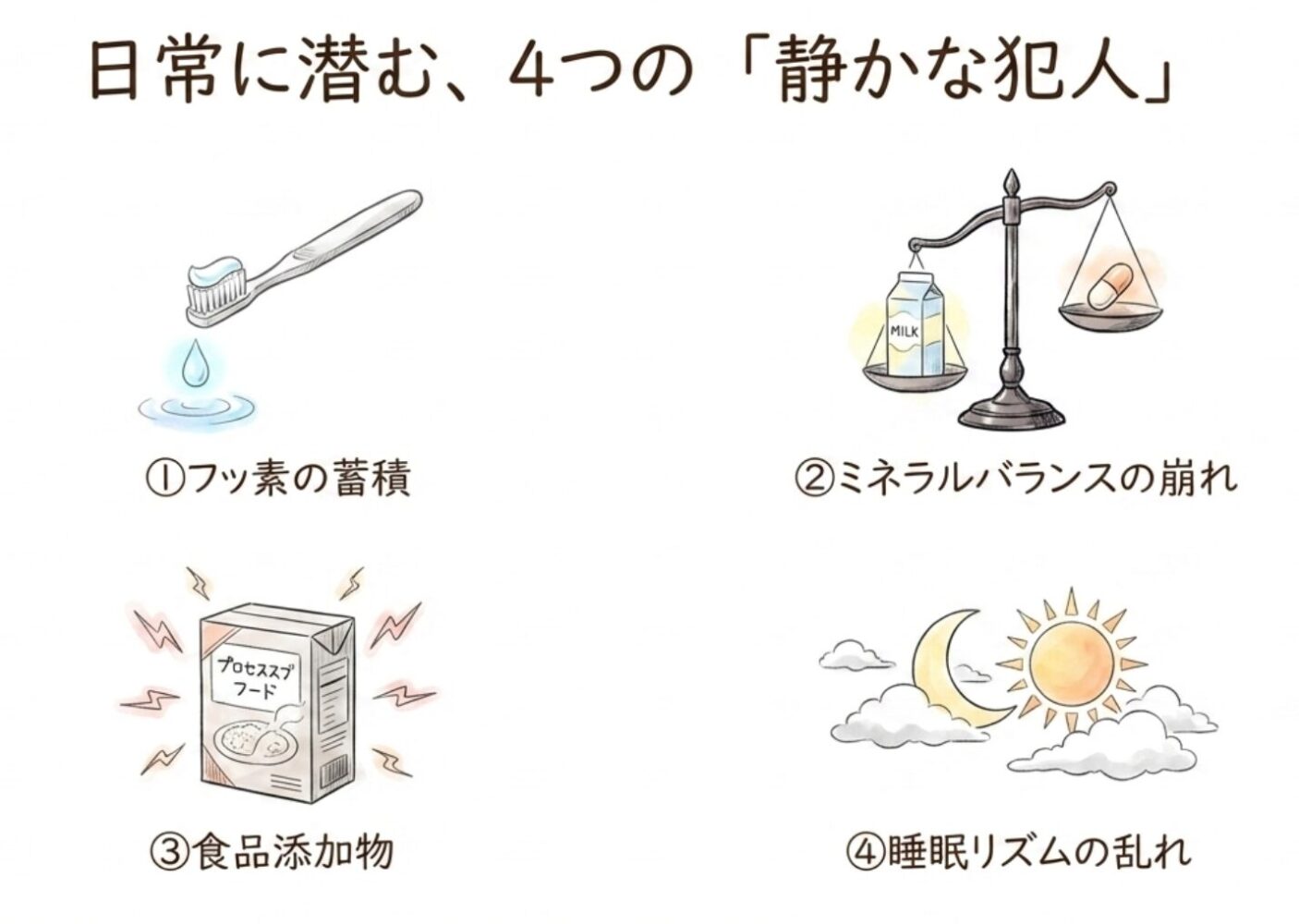 生活習慣という「静かな犯人」
