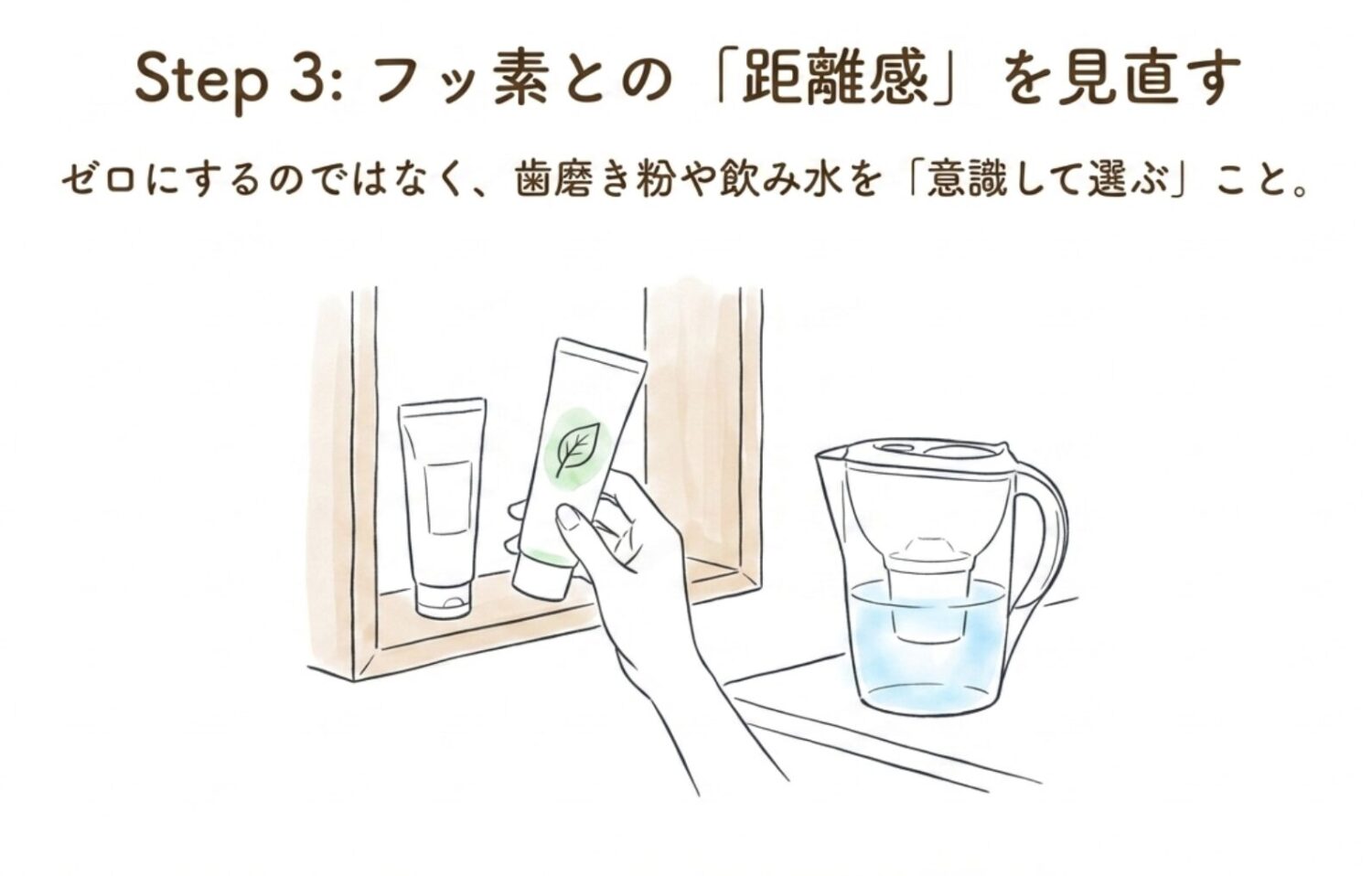 ステップ3：フッ素との距離感を見直す