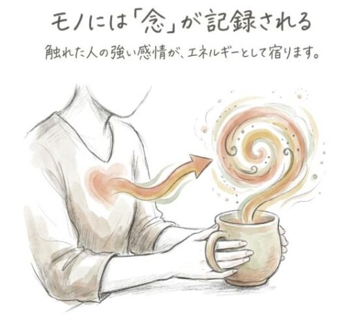 モノには念が記録される